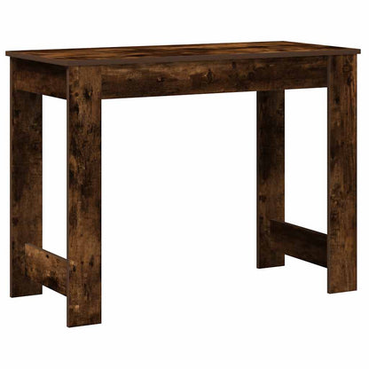 vidaXL Desk Smoked Oak 100x45x75 cm Engineered Wood