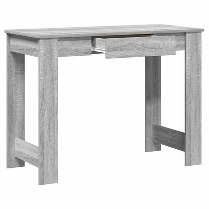 vidaXL Desk Grey Sonoma 100x45x75 cm Engineered Wood