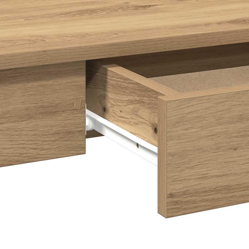 vidaXL Desk Artisan Oak 100x45x75 cm Engineered Wood