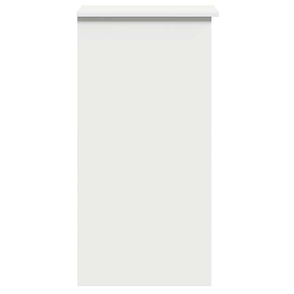 vidaXL Desk with Shelves White 84x40x78 cm Engineered Wood