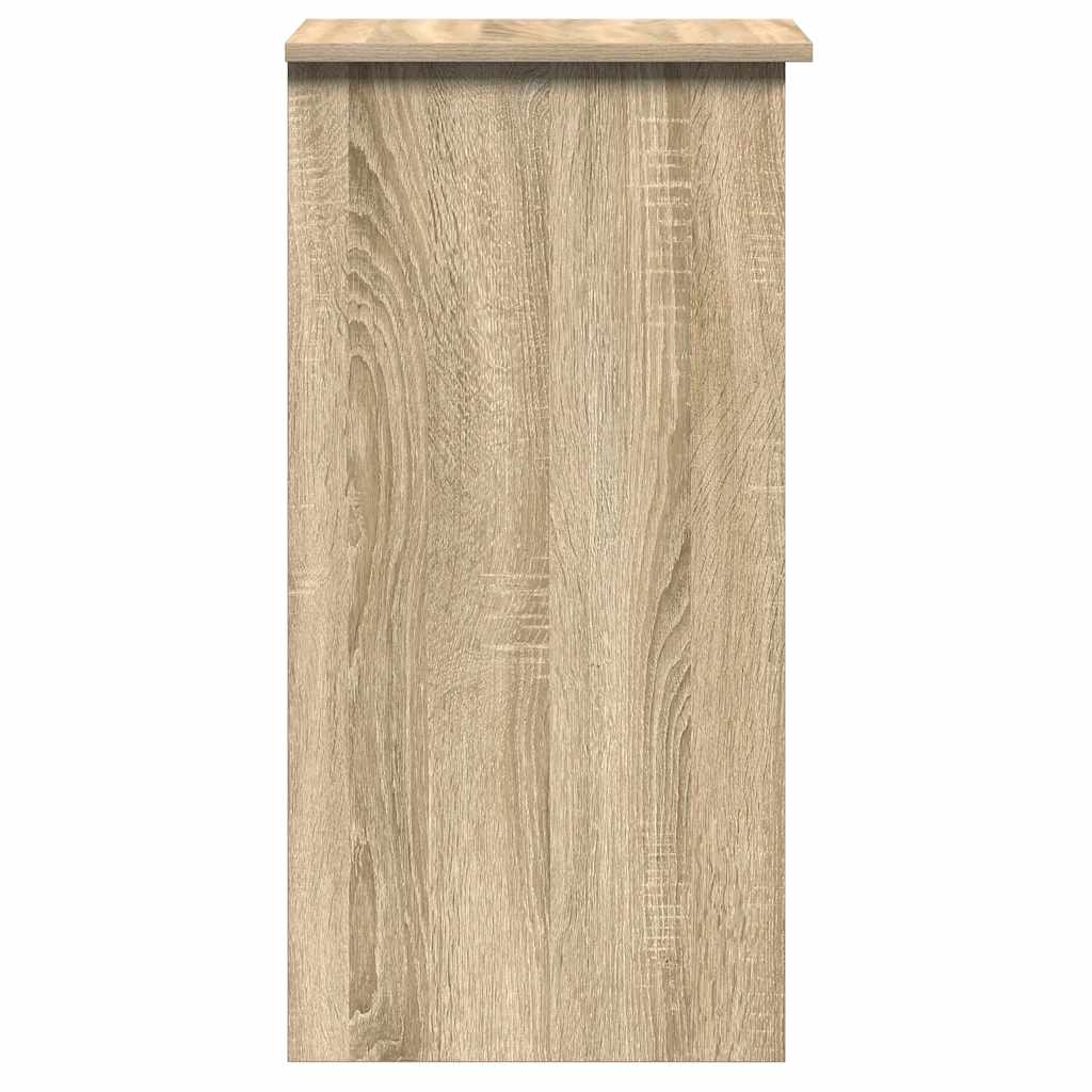 vidaXL Desk with Shelves Sonoma Oak 84x40x78 cm Engineered Wood