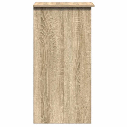 vidaXL Desk with Shelves Sonoma Oak 84x40x78 cm Engineered Wood