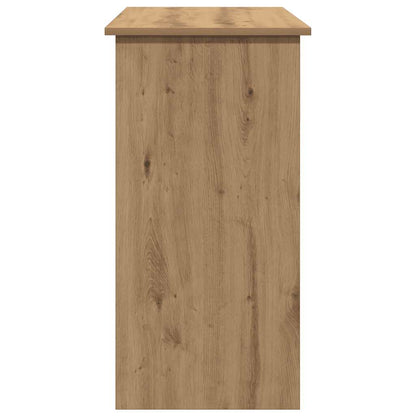 vidaXL Desk Artisan Oak 80x40x75 cm Engineered Wood