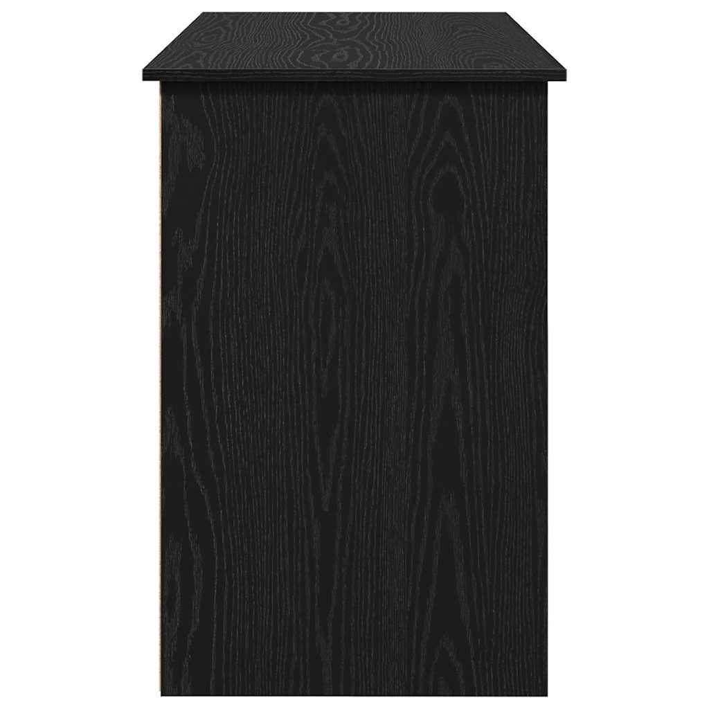 vidaXL Desk Black 102x50x75 cm Engineered Wood