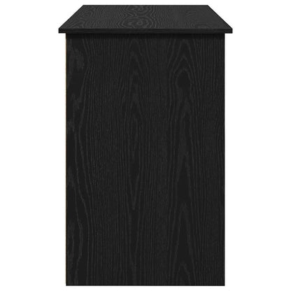 vidaXL Desk Black 102x50x75 cm Engineered Wood