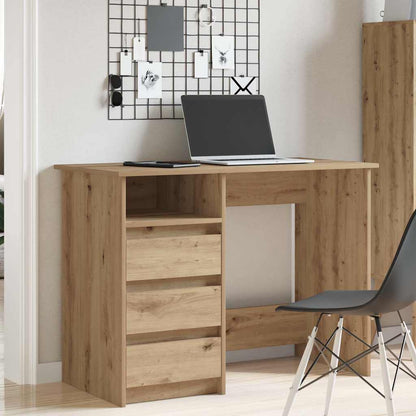vidaXL Desk Artisan Oak 102x50x75 cm Engineered Wood