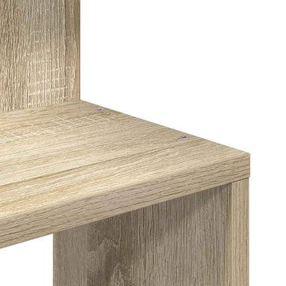 vidaXL Wall Corner Shelf Sonoma Oak 32x32x127,5 cm Engineered Wood