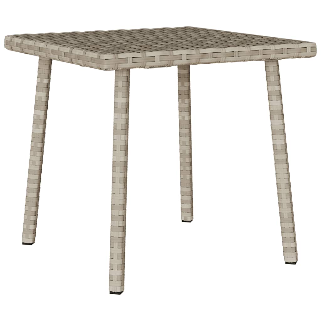 vidaXL Garden Coffee Table Rectangular Light Grey 40x40x37 cm