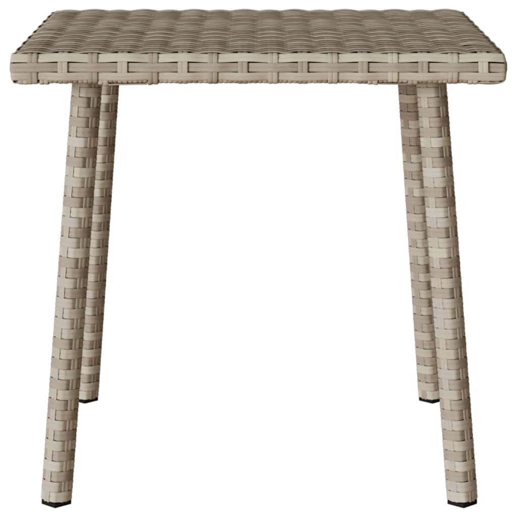 vidaXL Garden Coffee Table Rectangular Light Grey 40x40x37 cm