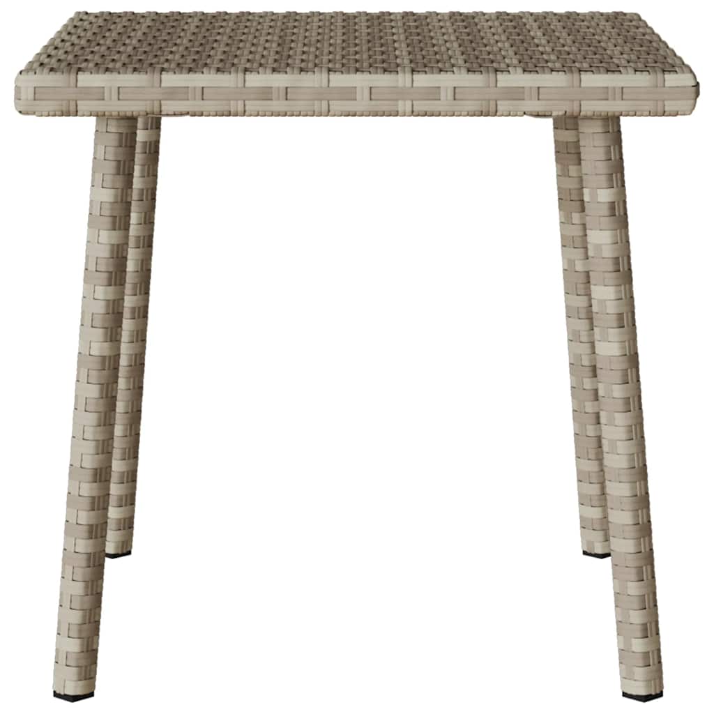 vidaXL Garden Coffee Table Rectangular Light Grey 40x40x37 cm