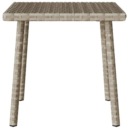 vidaXL Garden Coffee Table Rectangular Light Grey 40x40x37 cm
