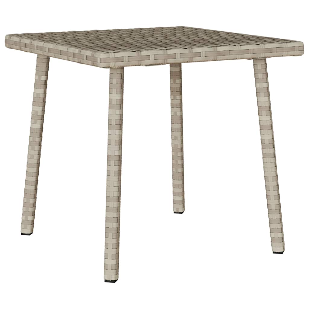 vidaXL Garden Coffee Table Rectangular Light Grey 40x40x37 cm