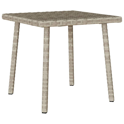 vidaXL Garden Coffee Table Rectangular Light Grey 40x40x37 cm