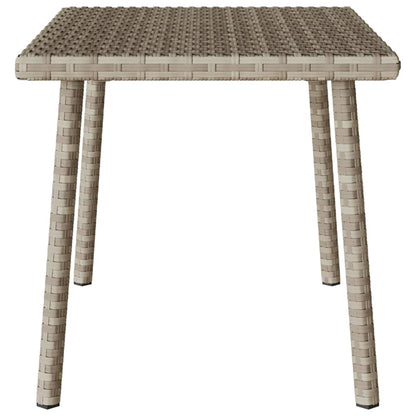 vidaXL Garden Coffee Table Rectangular Light Grey 60x40x37 cm
