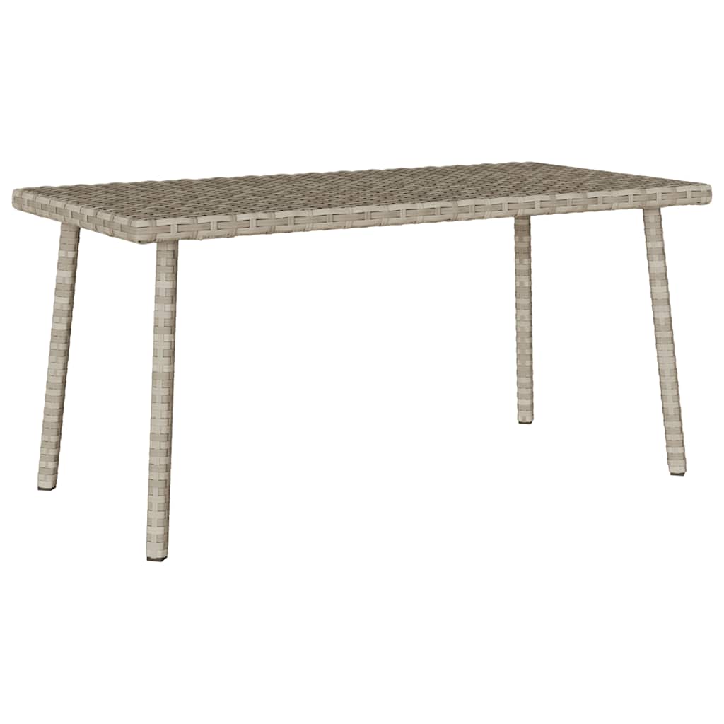 vidaXL Garden Coffee Table Rectangular Light Grey 80x40x37 cm