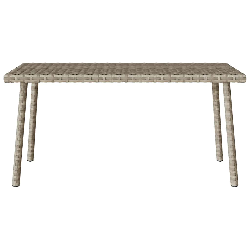vidaXL Garden Coffee Table Rectangular Light Grey 80x40x37 cm
