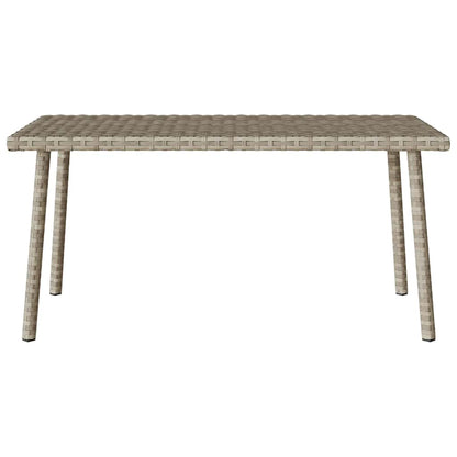 vidaXL Garden Coffee Table Rectangular Light Grey 80x40x37 cm