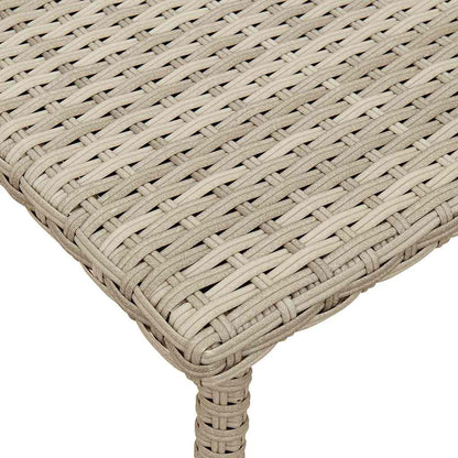 vidaXL Garden Coffee Table Rectangular Light Grey 80x40x37 cm