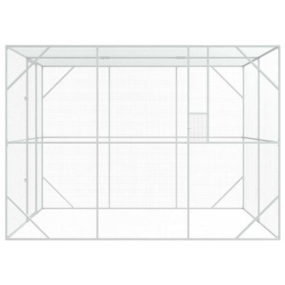 vidaXL Bird Cage Anthracite 210 x 304 x 213 cm Galvanised Steel