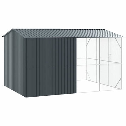 vidaXL Bird Cage Anthracite 430 x 310 x 247 cm Galvanised Steel
