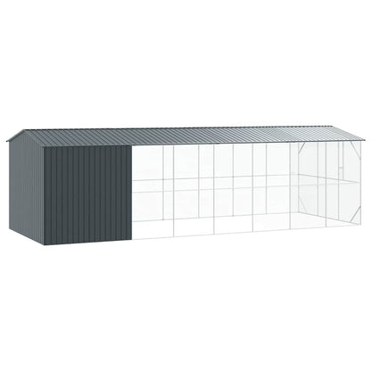 vidaXL Bird Cage Anthracite 860 x 310 x 247 cm Galvanised Steel