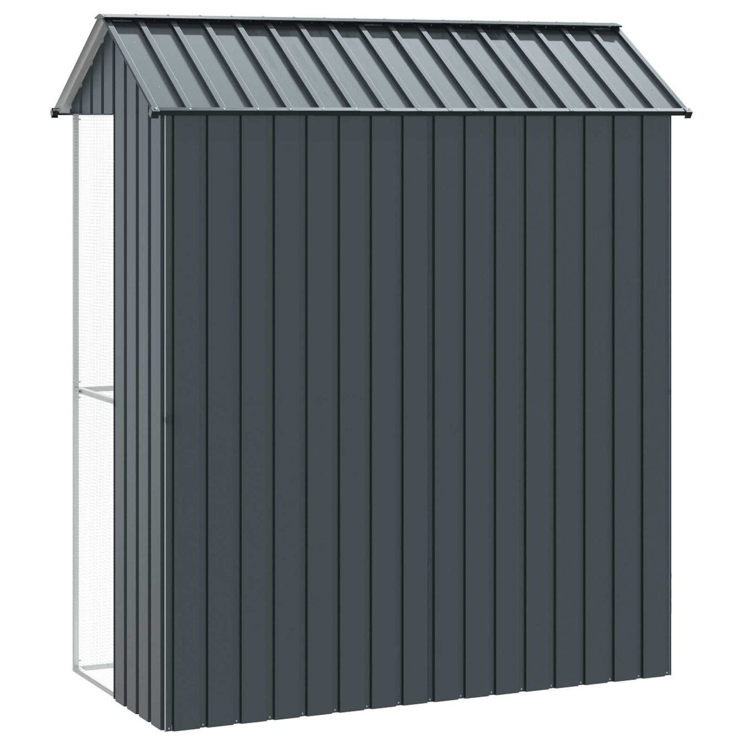 vidaXL Bird Cage Anthracite 215 x 110 x 247 cm Galvanised Steel