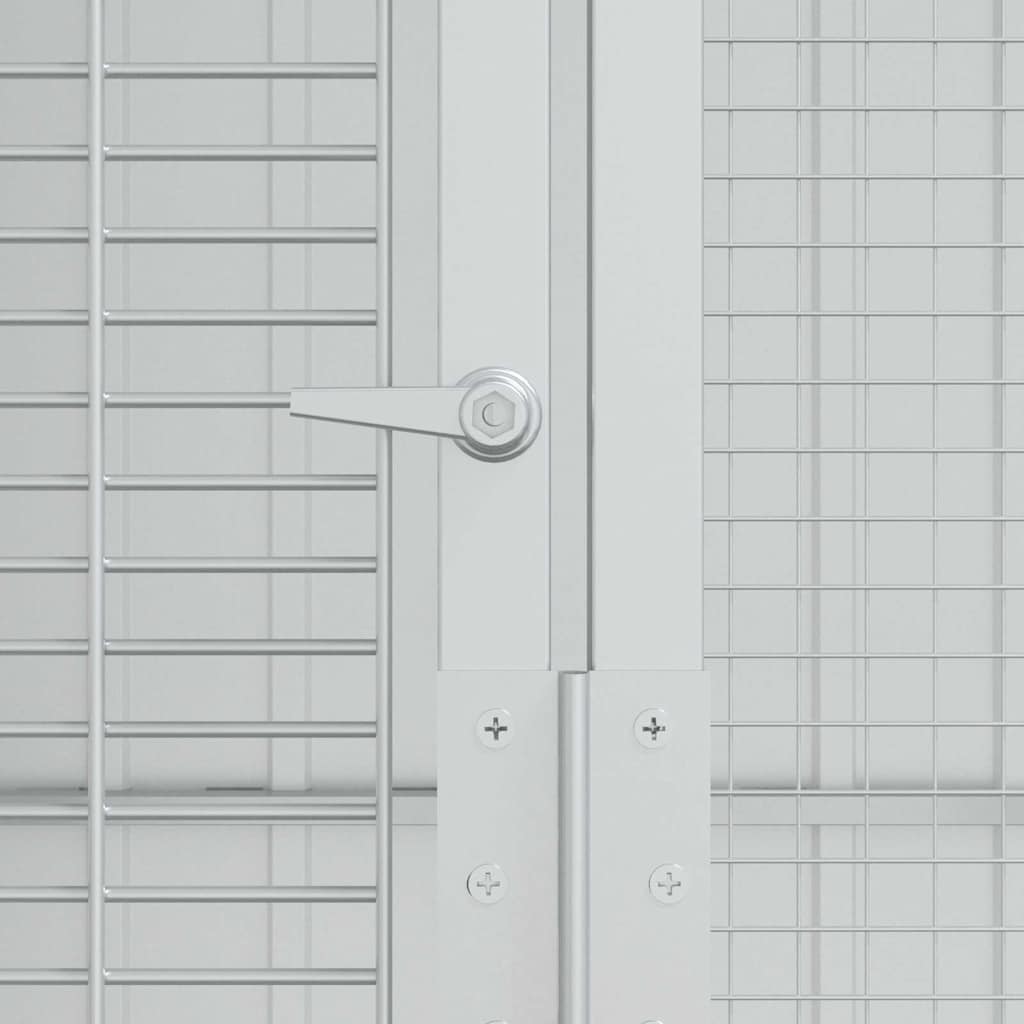 vidaXL Bird Cage Anthracite 215 x 310 x 247 cm Galvanised Steel