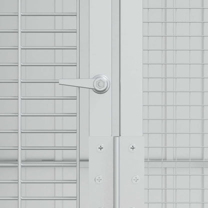 vidaXL Bird Cage Anthracite 215 x 310 x 247 cm Galvanised Steel