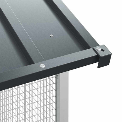 vidaXL Bird Cage Anthracite 215 x 310 x 247 cm Galvanised Steel