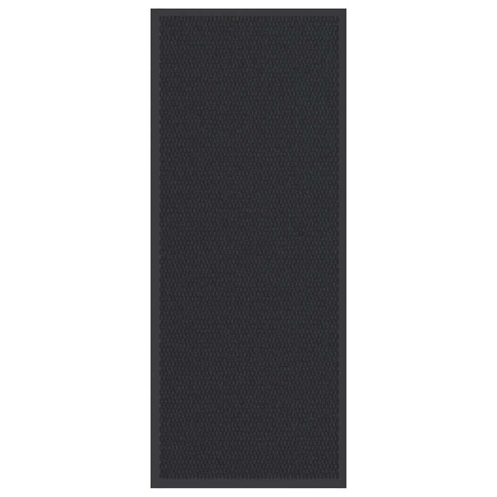 vidaXL Doormat Black 60x150 cm