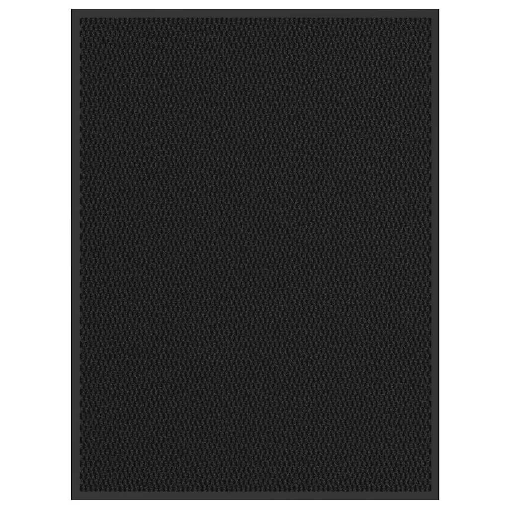 vidaXL Doormat Black 80x120 cm