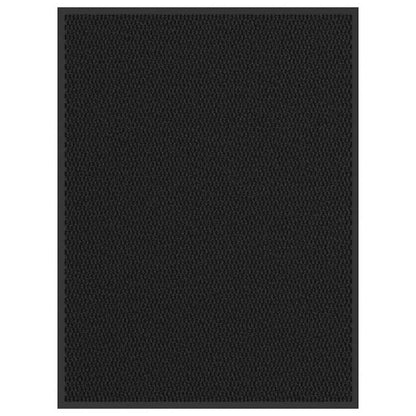 vidaXL Doormat Black 90x120 cm