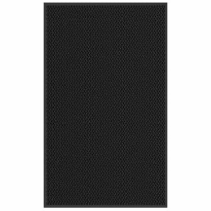 vidaXL Doormat Black 90x150 cm