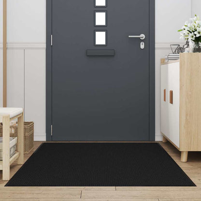 vidaXL Doormat Black 115x200 cm