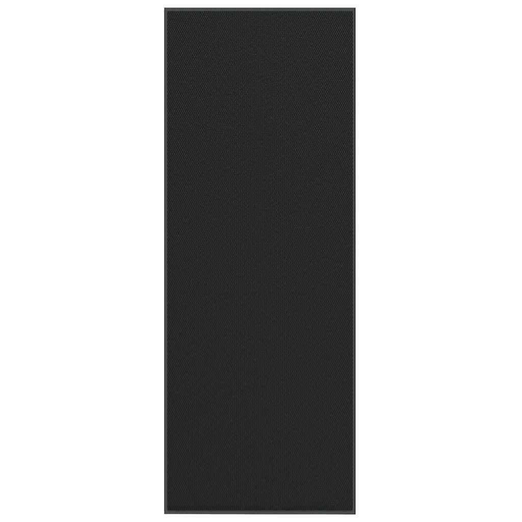 vidaXL Doormat Black 115x300 cm