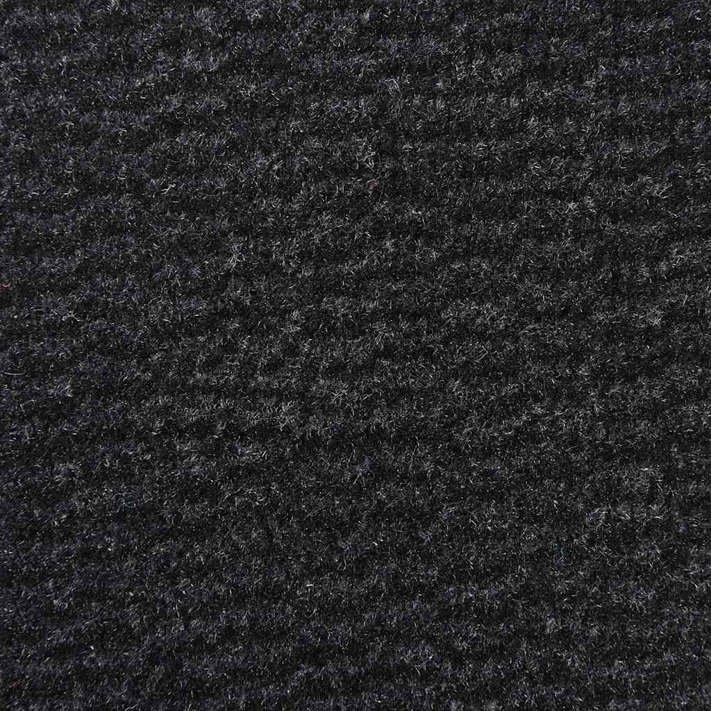 vidaXL Doormat Black 115x300 cm