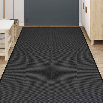 vidaXL Doormat Black 115x500 cm