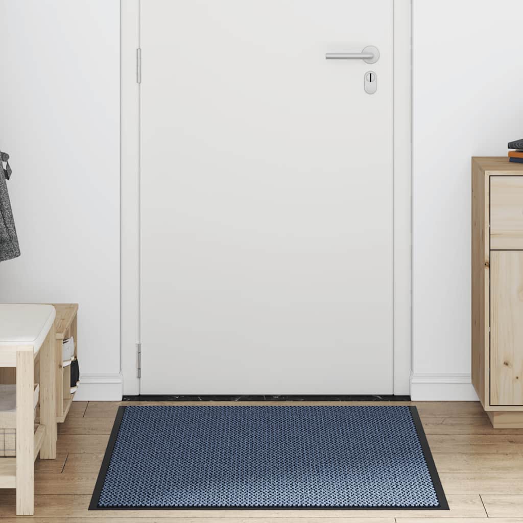 vidaXL Doormat Blue 80x120 cm