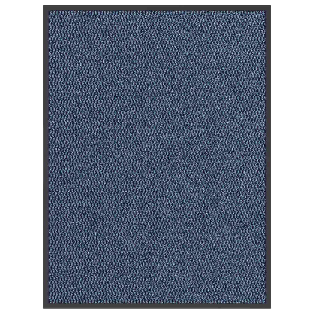 vidaXL Doormat Blue 90x120 cm