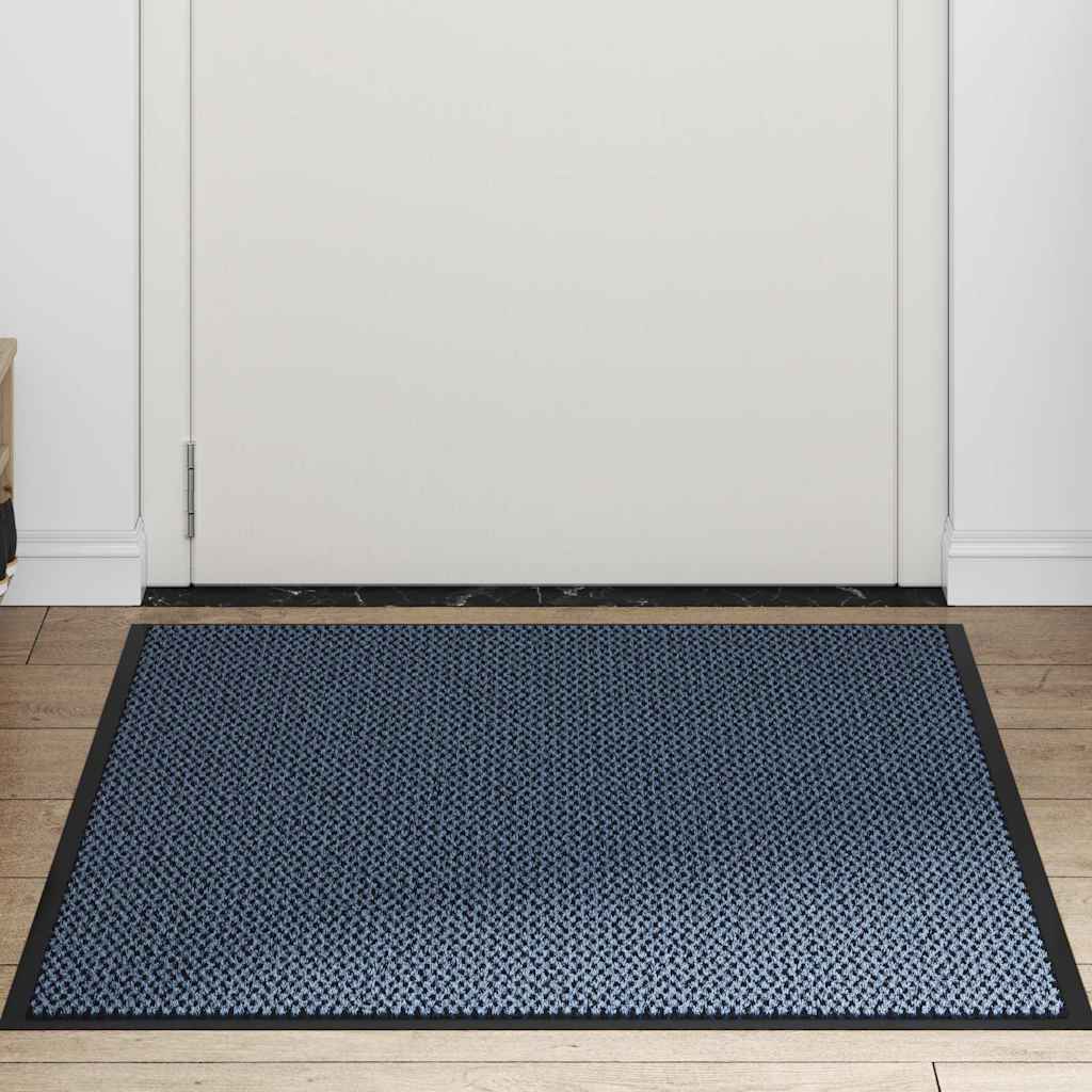 vidaXL Doormat Blue 90x120 cm