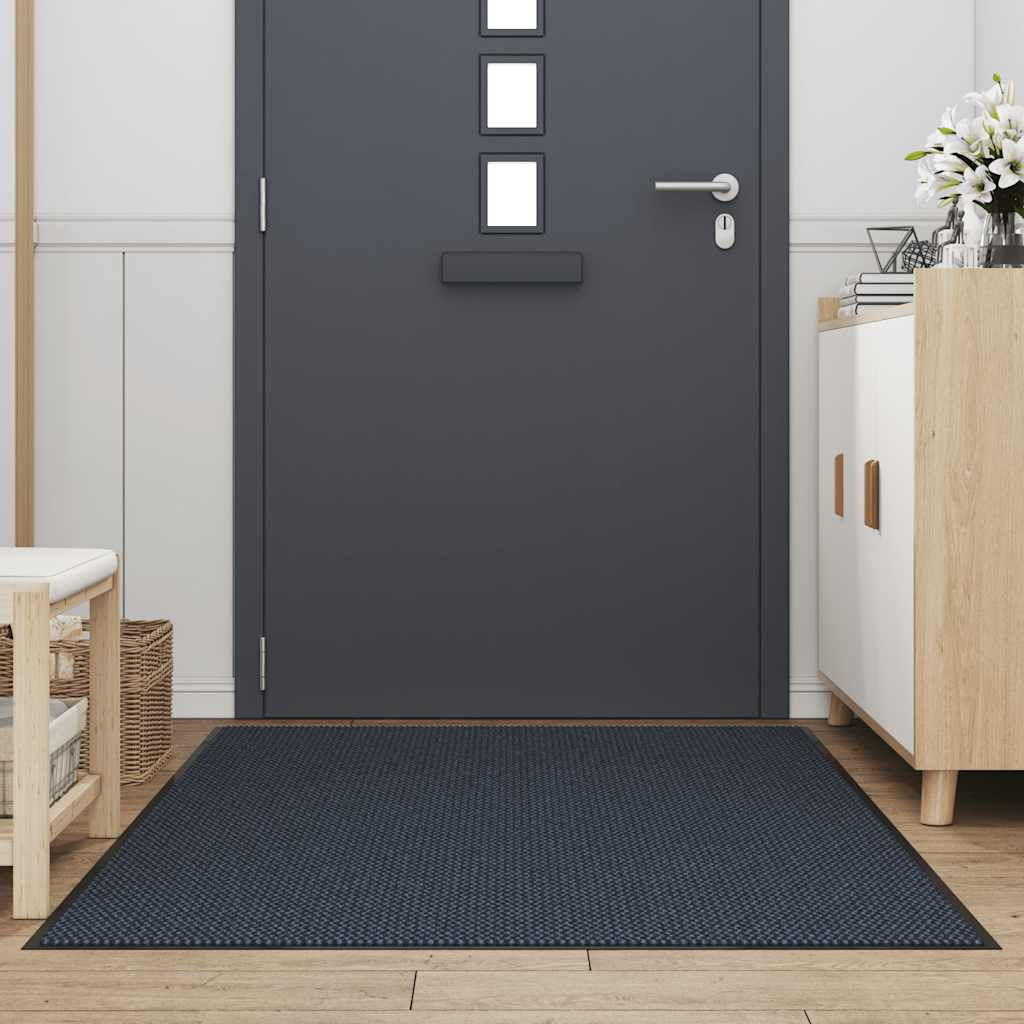 vidaXL Doormat Blue 115x200 cm