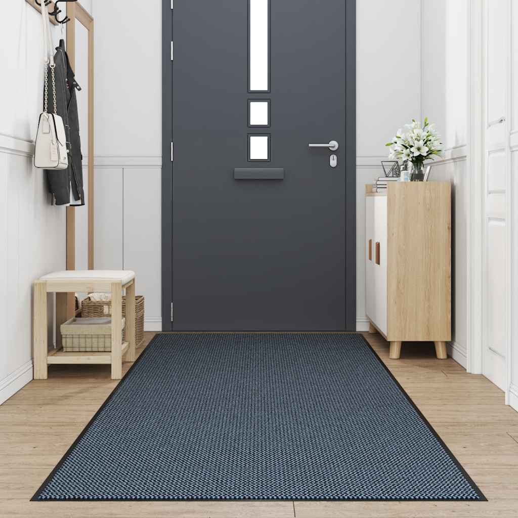 vidaXL Doormat Blue 115x400 cm