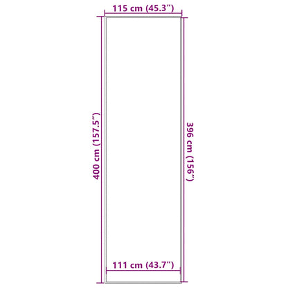 vidaXL Doormat Blue 115x400 cm