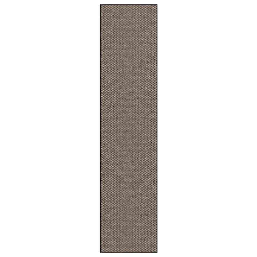 vidaXL Doormat Brown 115x500 cm