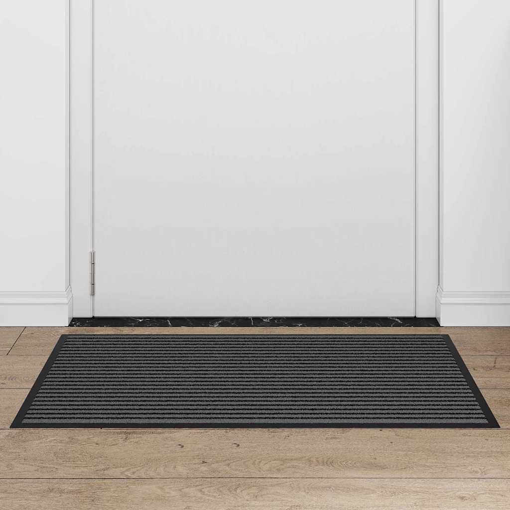 vidaXL Doormat Black 60 x 90 cm Polypropylene