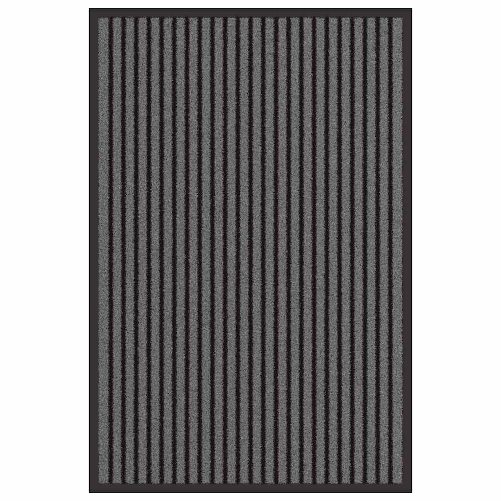 vidaXL Doormat Black 60 x 90 cm Polypropylene