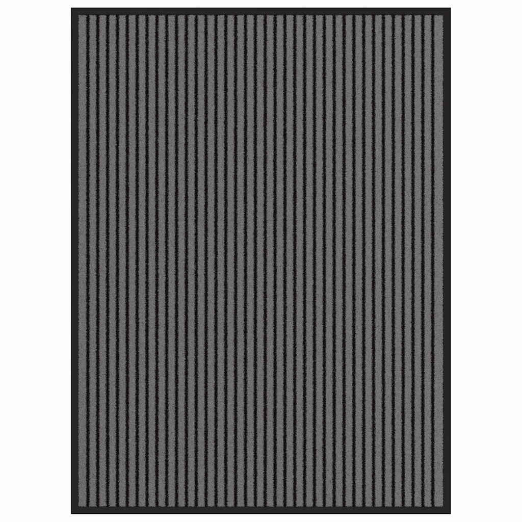 vidaXL Doormat Black 80 x 120 cm Polypropylene