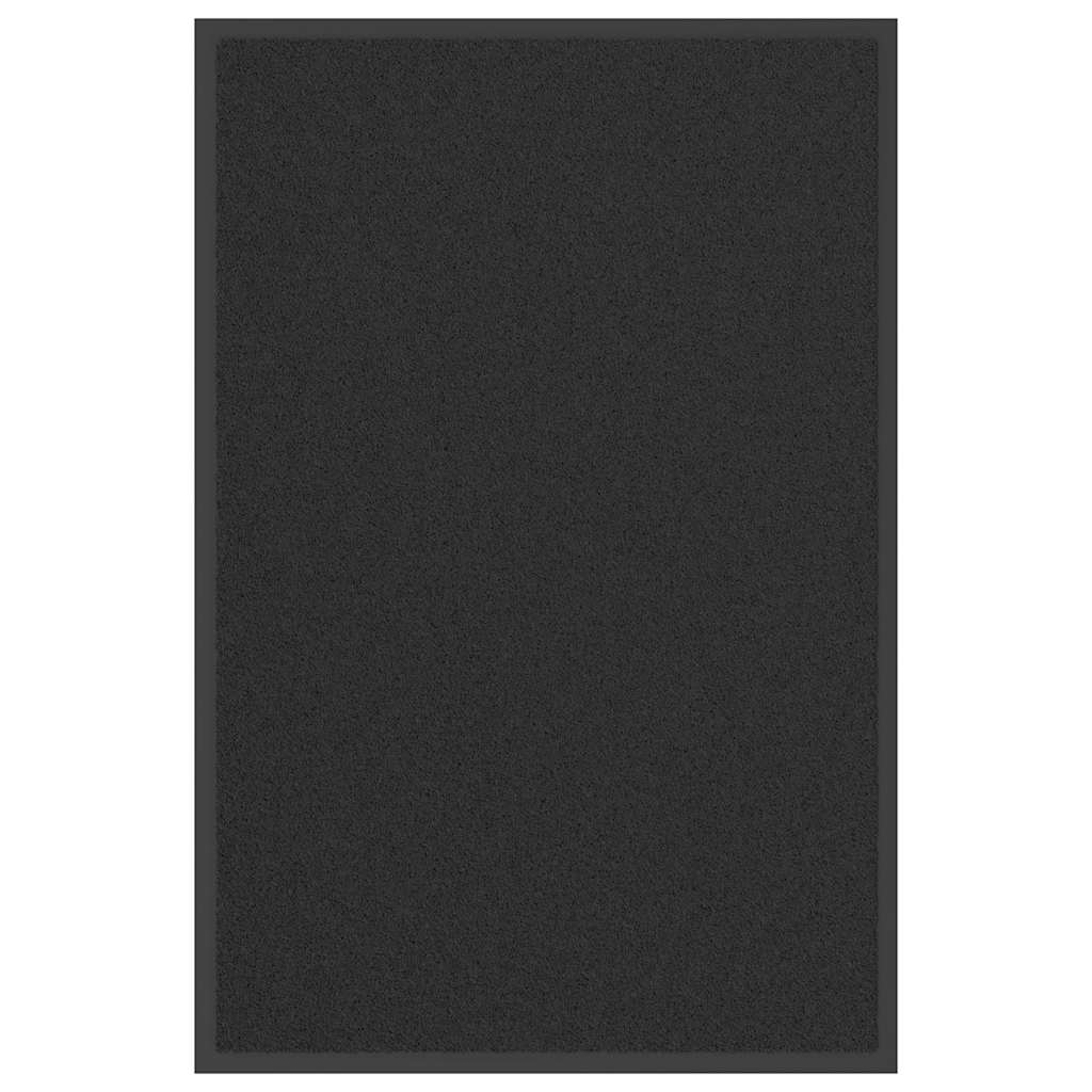 vidaXL Doormat Black 60x90 cm