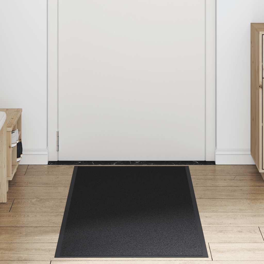 vidaXL Doormat Black 60x150 cm
