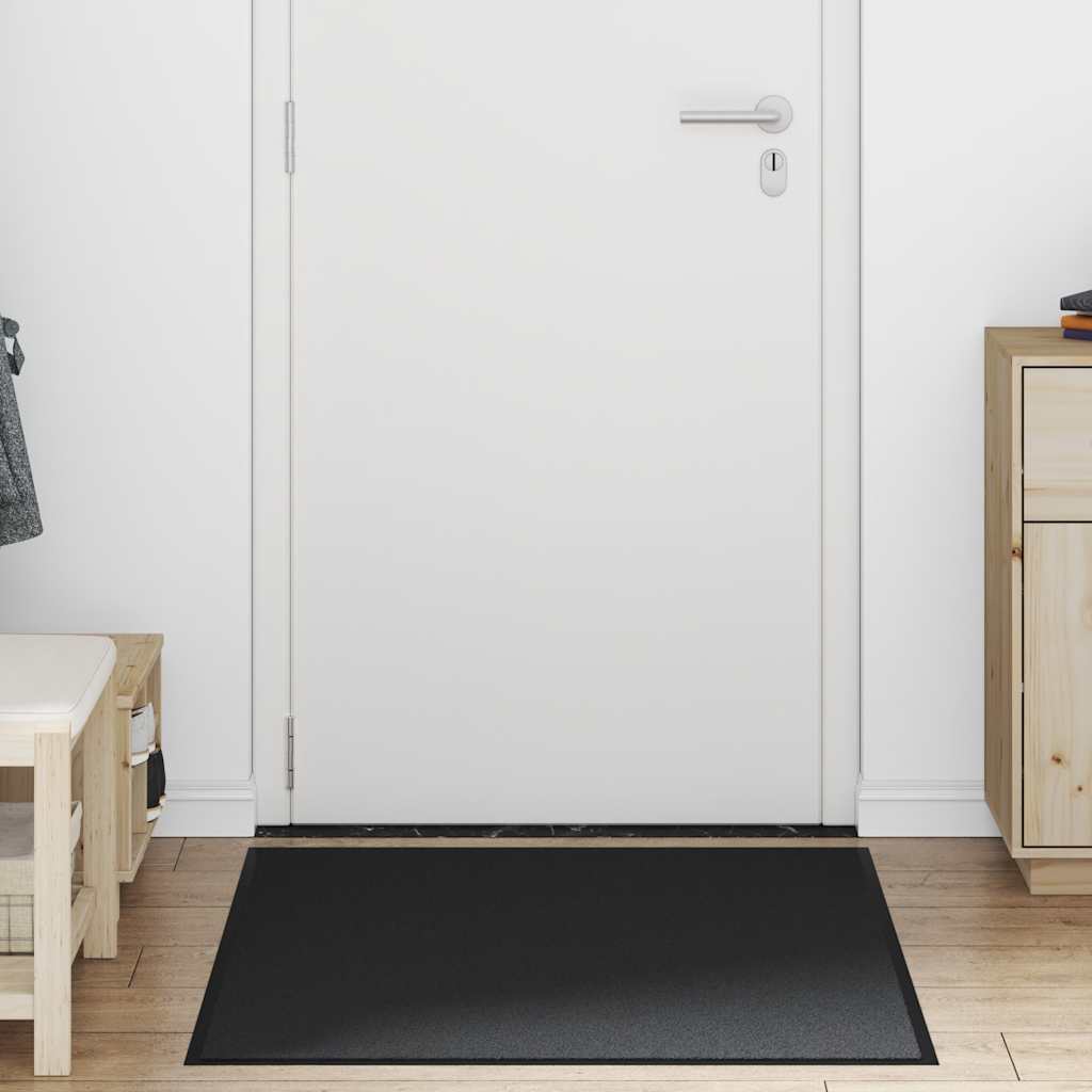 vidaXL Doormat Black 80x120 cm
